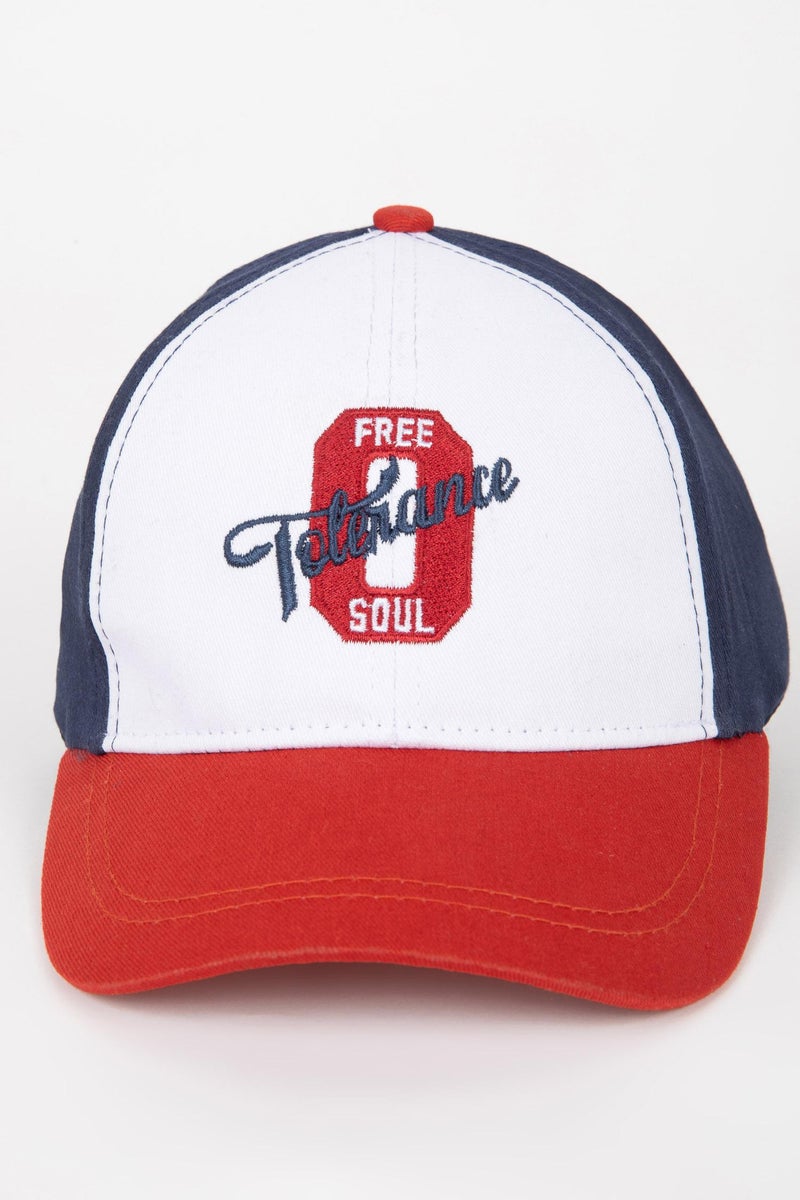 DeFacto Red Boy Boy Embroidered Cotton Baseball Basketball Cap Casual - Image 5